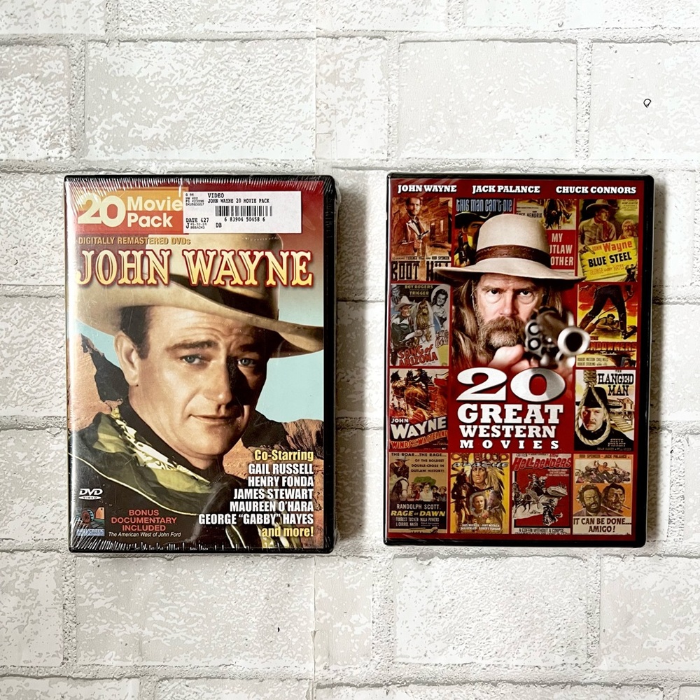 John Wayne & Great Westerns DVD Bundle - 40 Movies - New & Factory Sealed